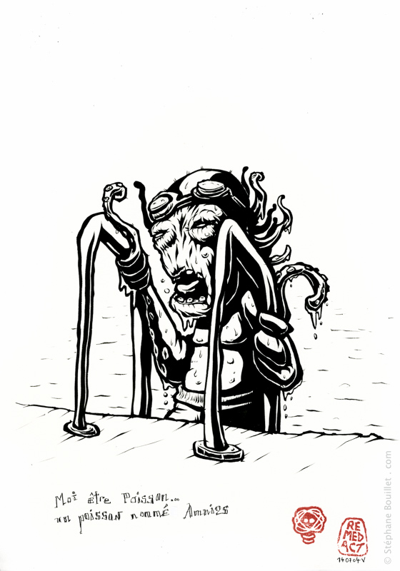 Moi être poisson. Un poisson nommé Amnios