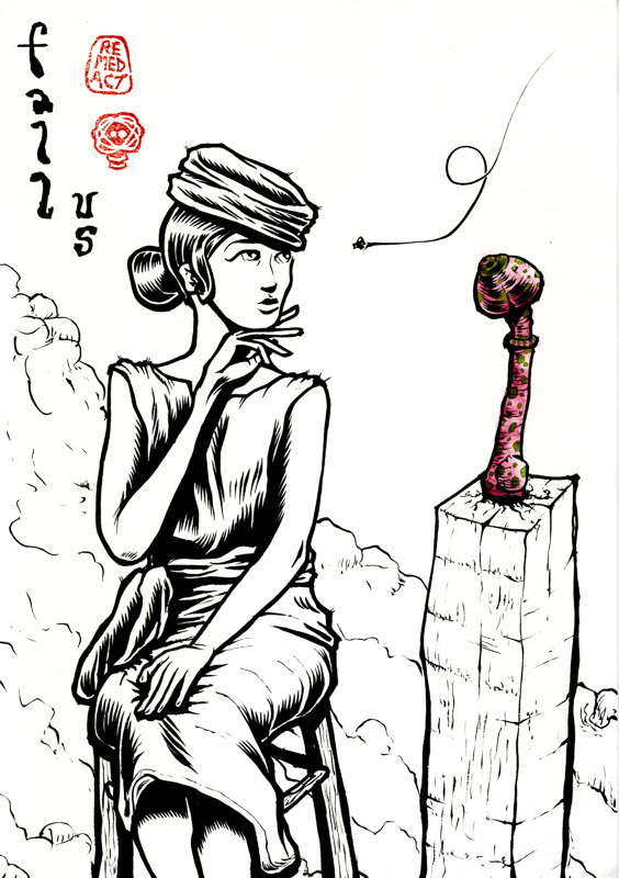 La femme et le champignon