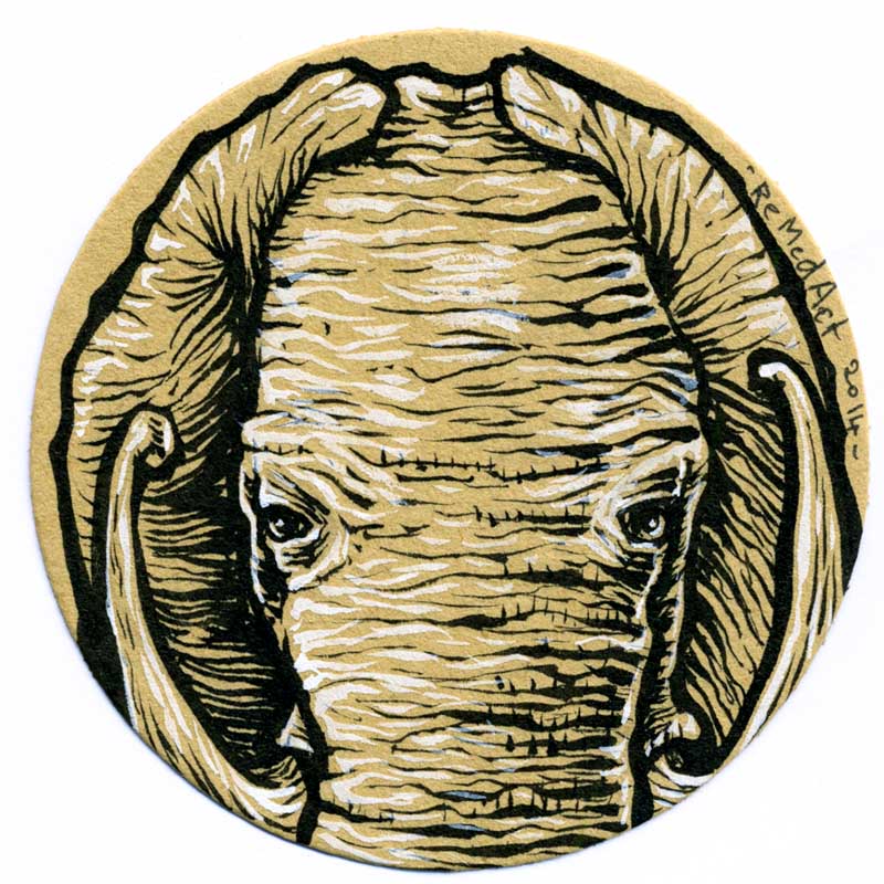 L&rsquo;éléphant trompé