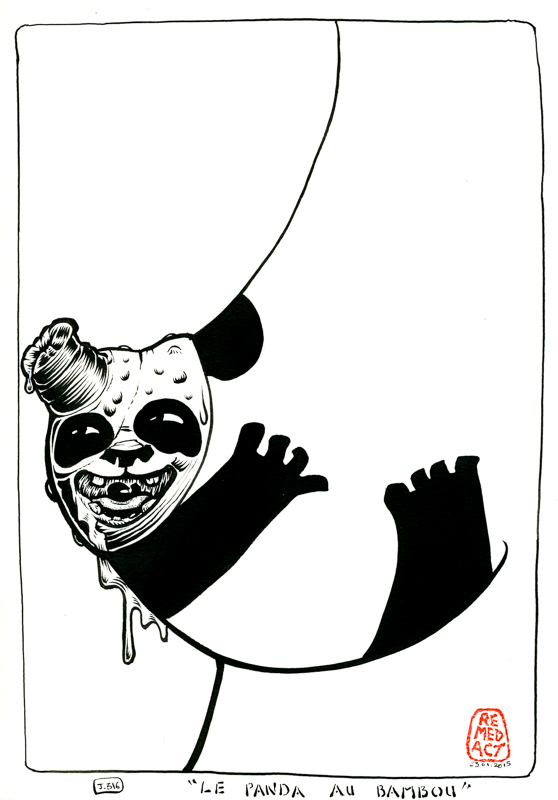J316 /// Le panda au bambou