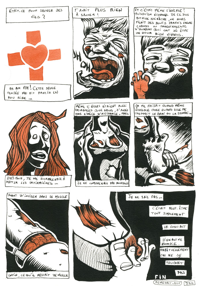 J312 /// L. 29 juil. /// LES ZOMBIES DONNENT LEUR JUS