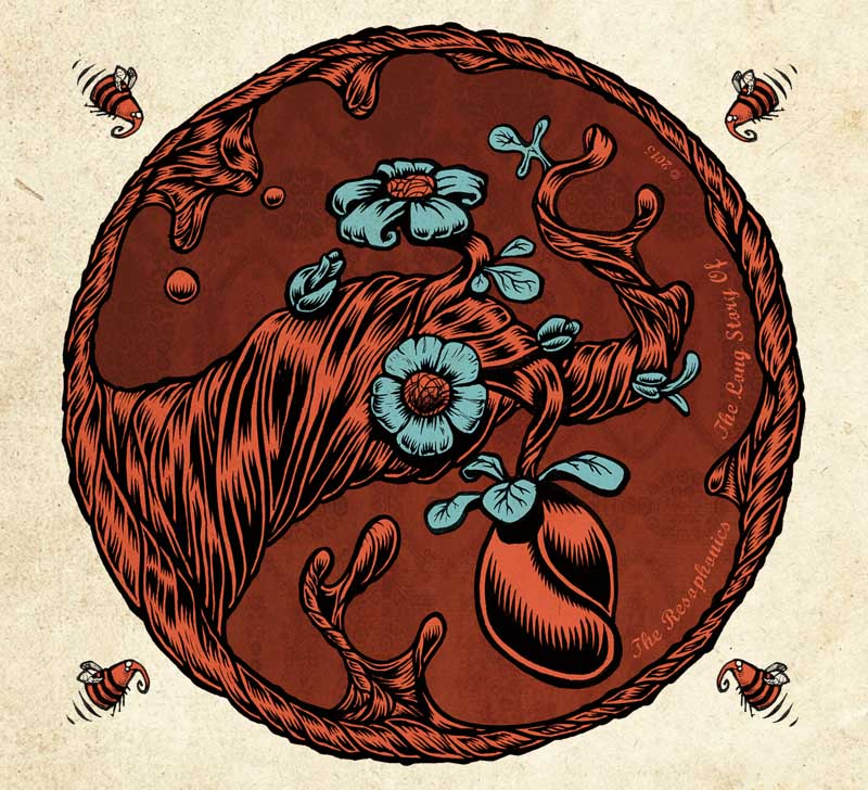 CD The Resophonics - intérieur droit avec CD