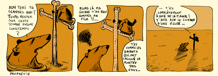 Eau delà / prophétie - BD animale sur le réchauffement climatique et plus globalement l'écologie