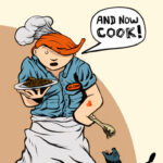 Big Edna, cuisinnière sarcastique - version couleur