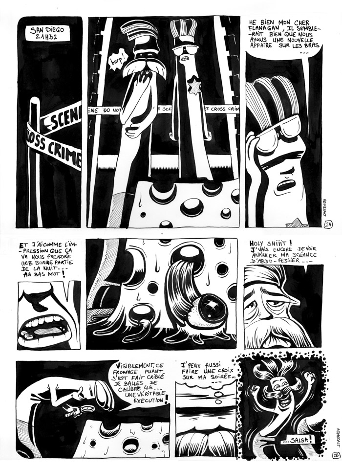 Very Bad Clopes - page 1 - premier essai - planche taille A3