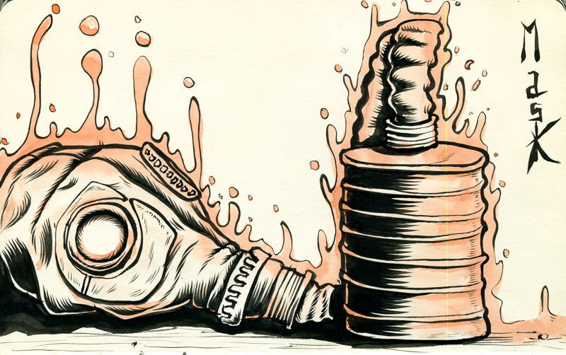 Masque à gaz