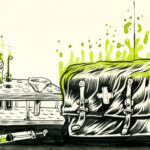 Radioactive Bag and blood samples