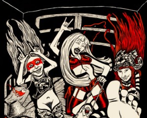 L7 band – encrage et coloration