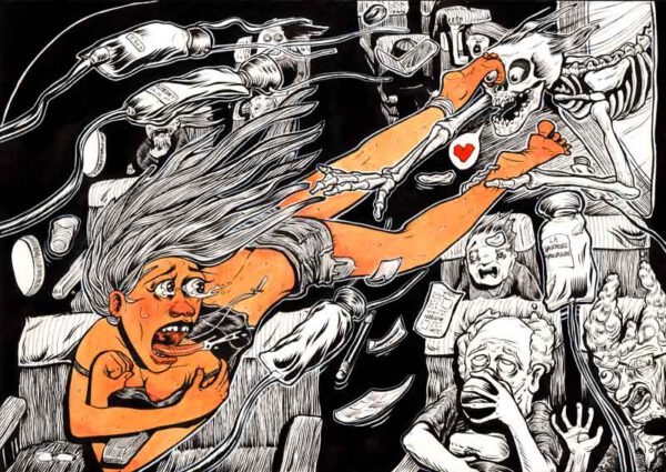 J343 /// La faucheuse amoureuse