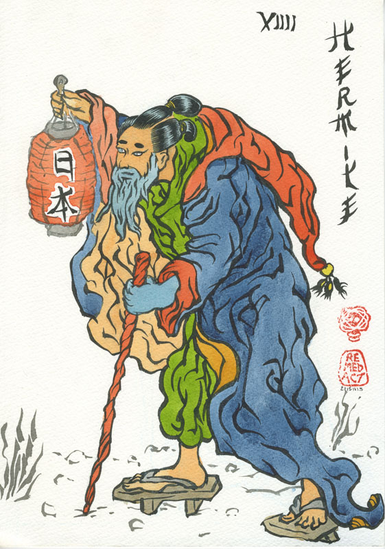 L'hermite japonais du Tarot