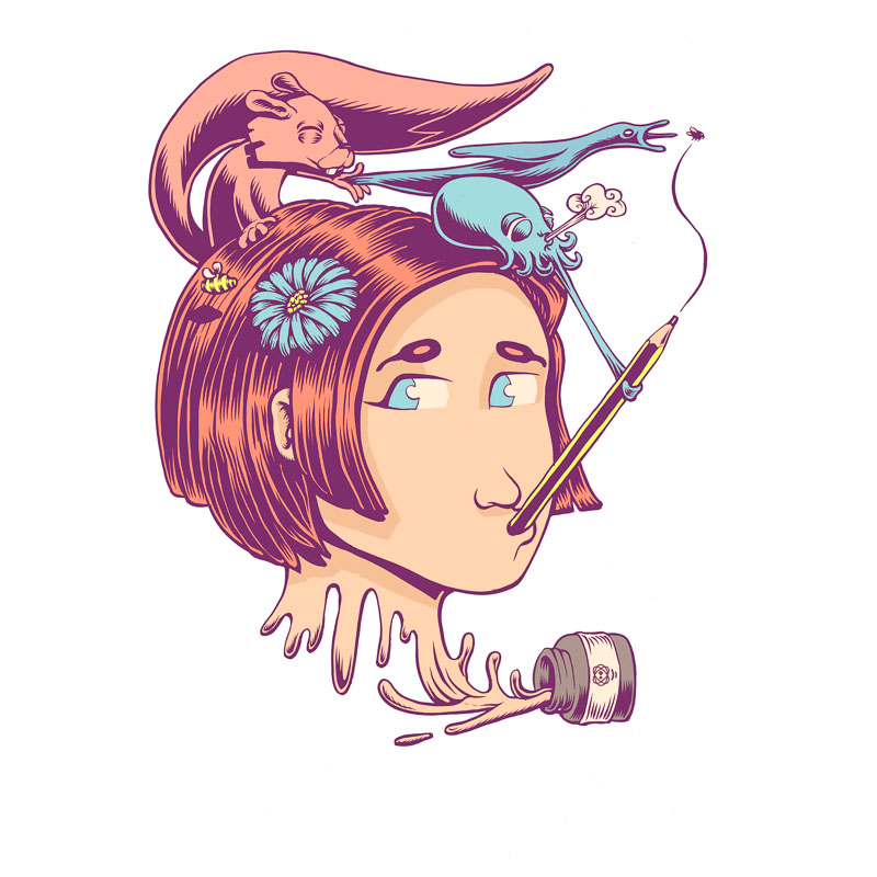 La graphiste animale