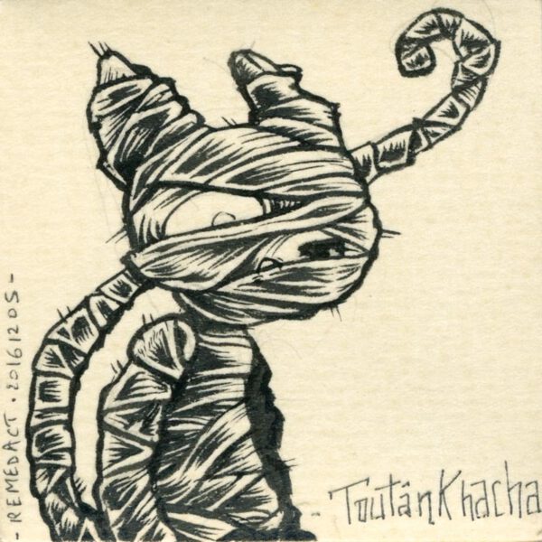 Chat momie Toutânkhacha