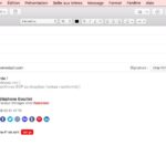 La signature HTML de remedact dans le logiciel Mail de Mac Apple cliquer pour agrandir