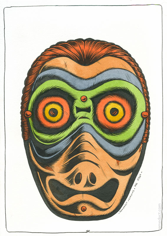 Nue yokai mask
