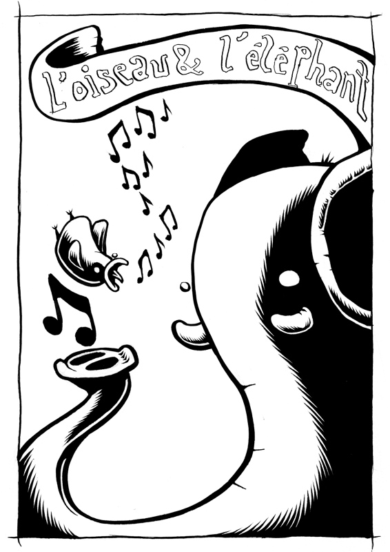 L'oiseau et l'éléphant