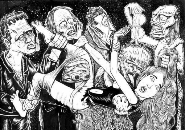 Barbarella & the vintage monsters