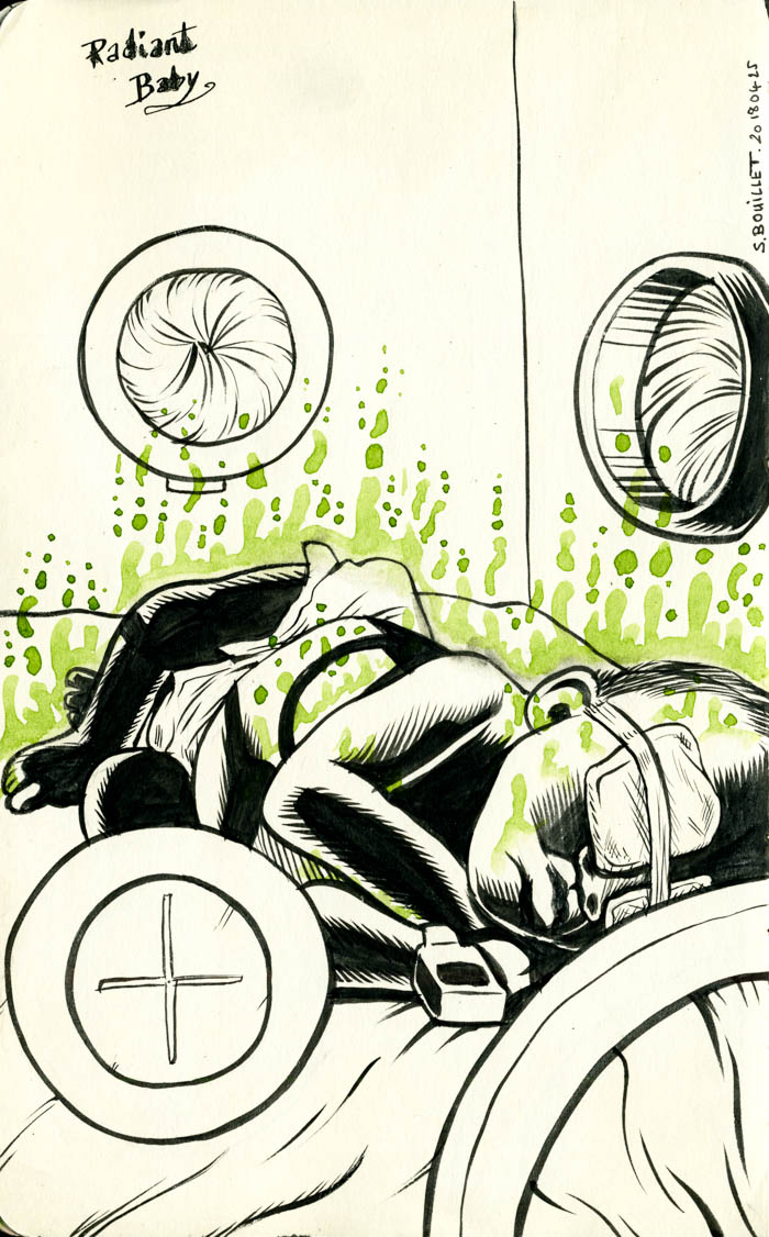 Tchernobyl  : Enfant « nucléarisé » dans une couveuse