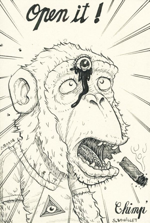 Chimp' au troisième œil