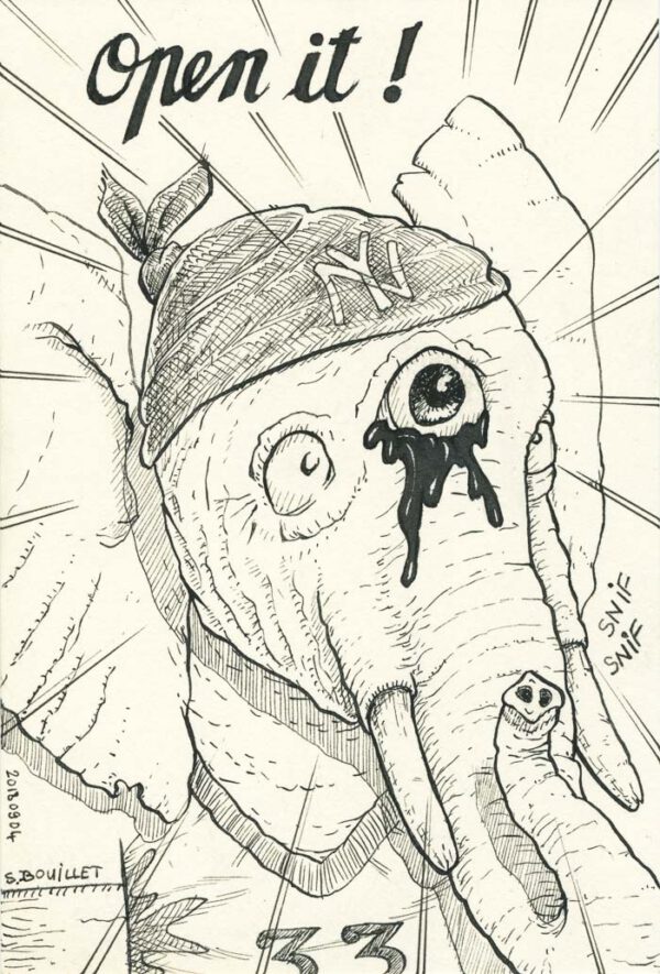 Éléphant au troisième oeil