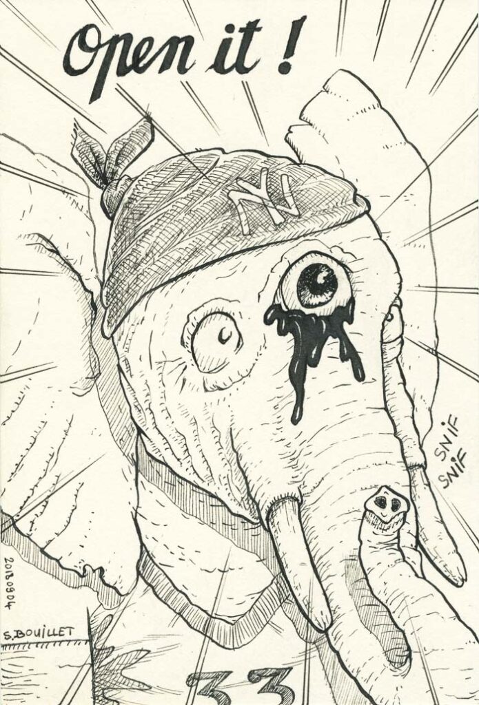 Éléphant au troisième oeil