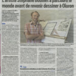 L'artiste Stéphane Bouillet a parcouru le monde avant de revenir dessiner à Oloron