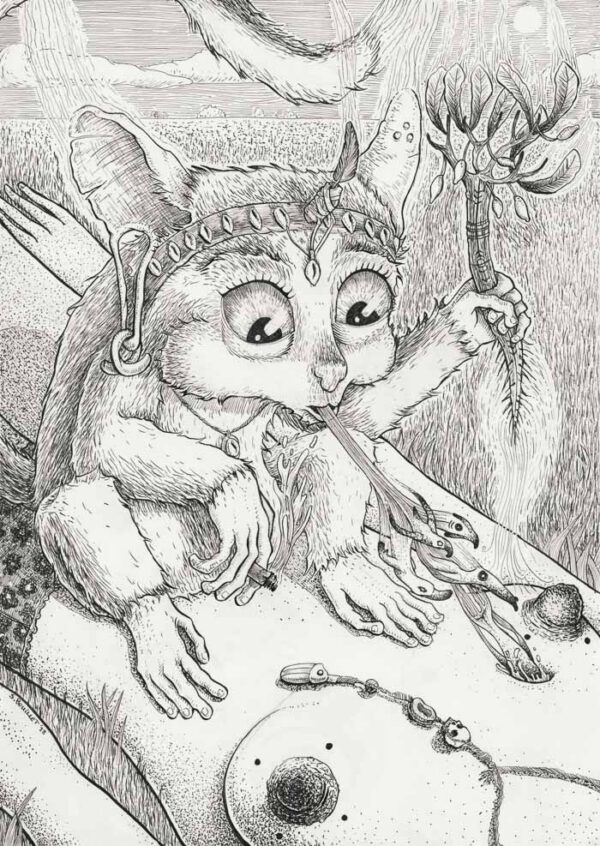 Recouvrement d'âme par un chamnane galago