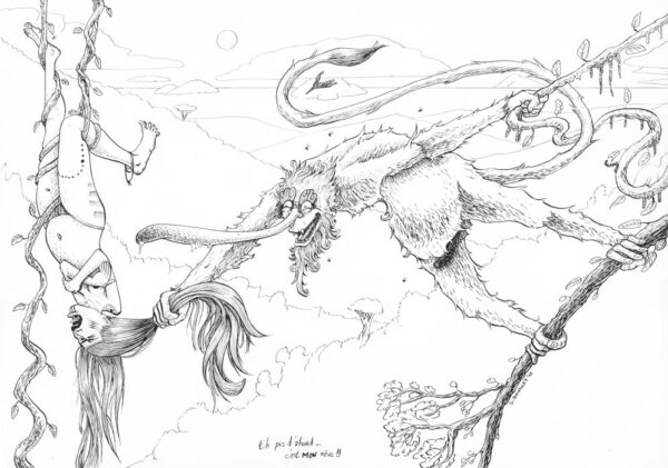 La femme et le nasique onirique