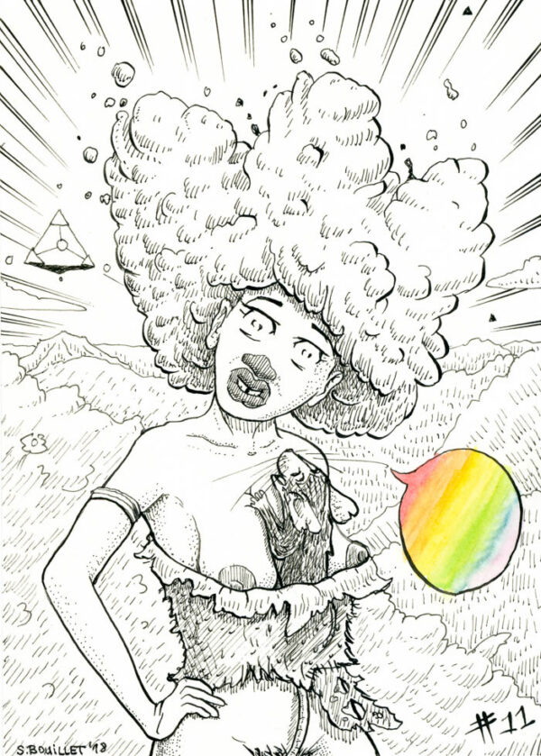 Carte de voeux manga #11