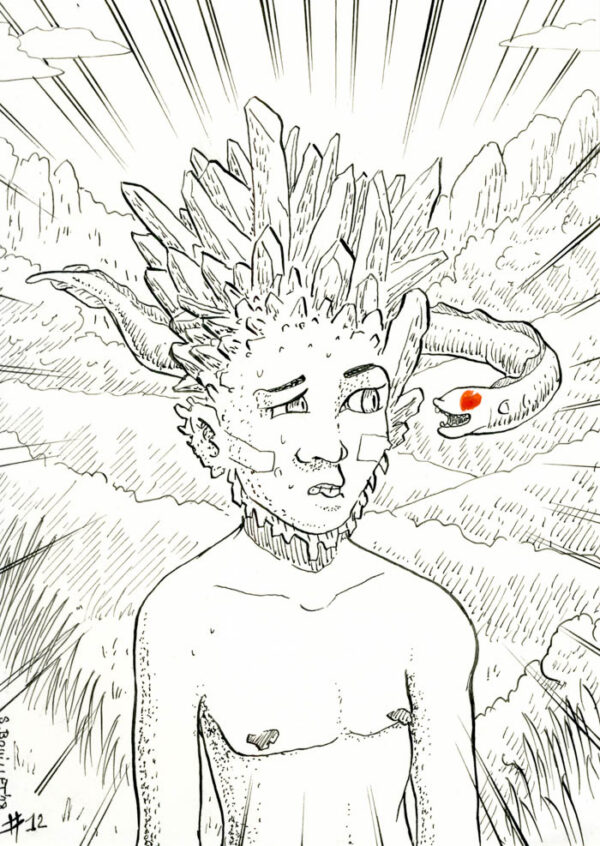 Carte de voeux manga #12