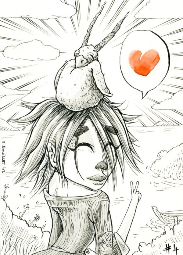 Carte de voeux manga #4