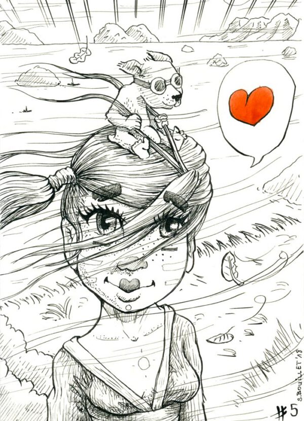 Carte de voeux manga #5