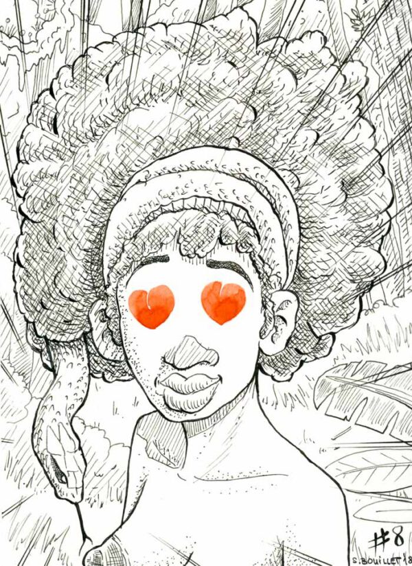 Carte de voeux manga #8