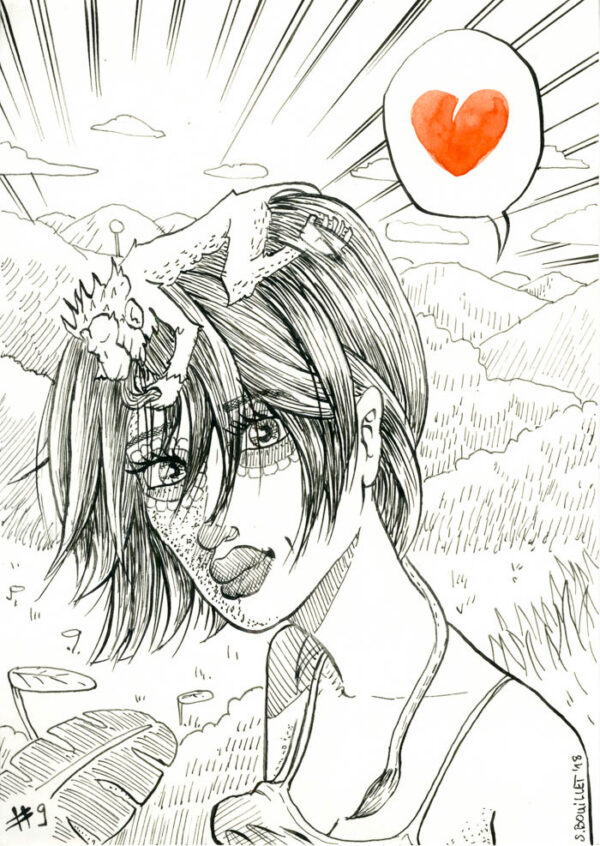 Carte de voeux manga #9