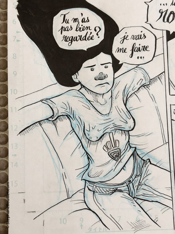 Crayonné & encrage en BD