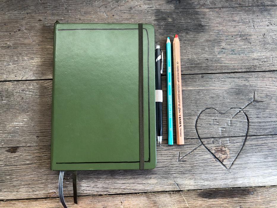 Sketchnotes et test du carnet Leuchtturm 1917