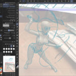 Dessiner une case manga d'après une figurine Body Chan (ou Kun)