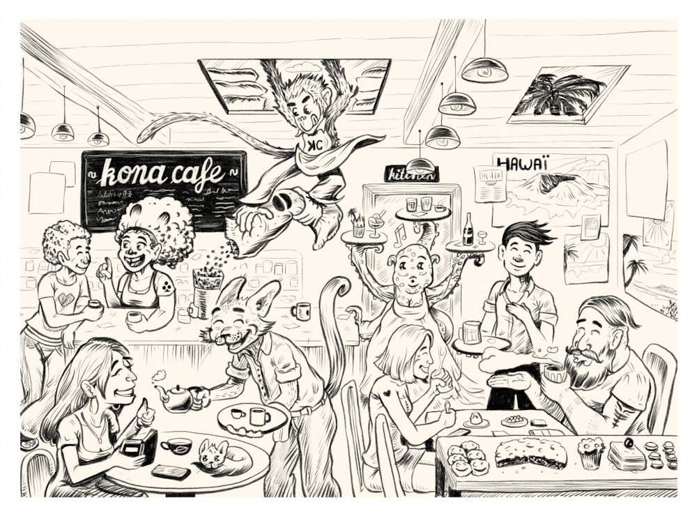 Kona cafe