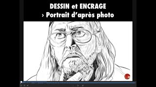 [TUTORIEL] Dessin et encrage de Didier Raoult d’après photo