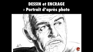 [TUTORIEL] Dessin et encrage : portrait d’après photo