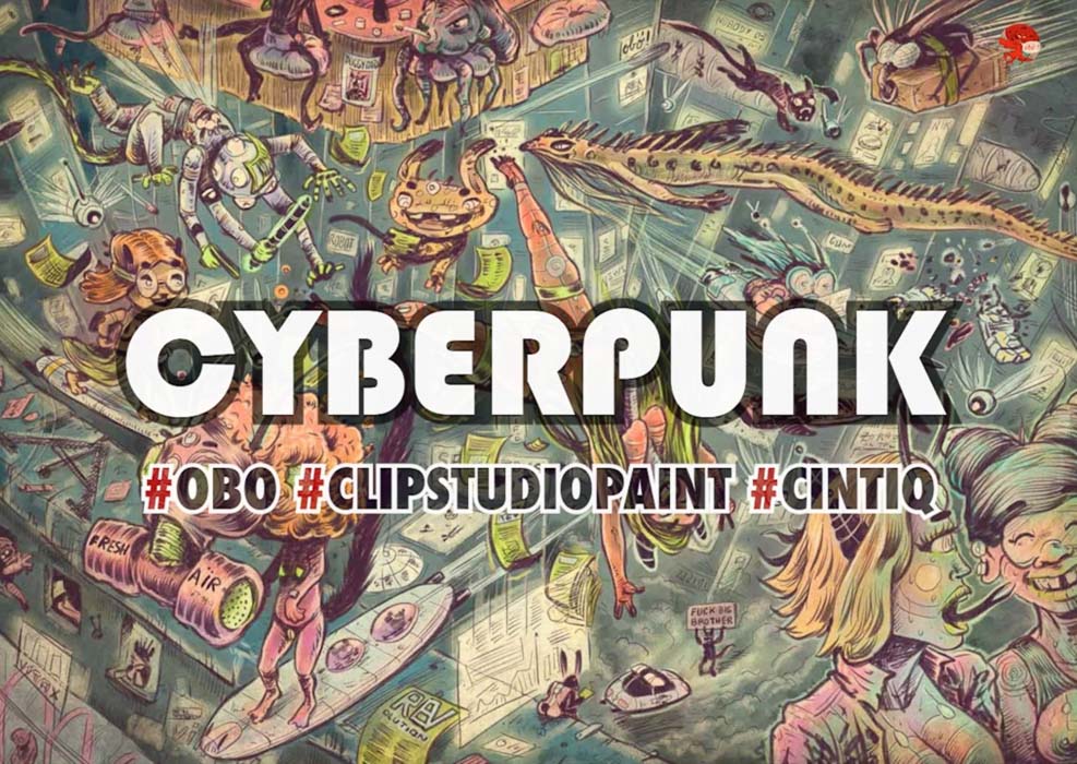 Créer et dessiner un monde cyberpunk