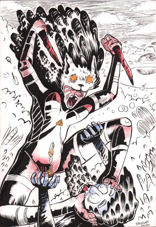 L'attaque de l'homme bleu