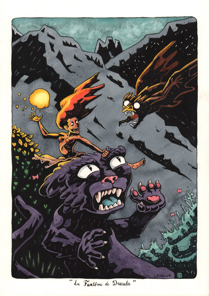 La sorcière chat et le Fantôme de Dracula