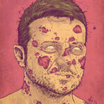 Volodymyr Zelensky en zombie portrait illustration