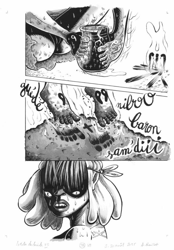 Cérémonie du feu vaudou : boulé zin -2