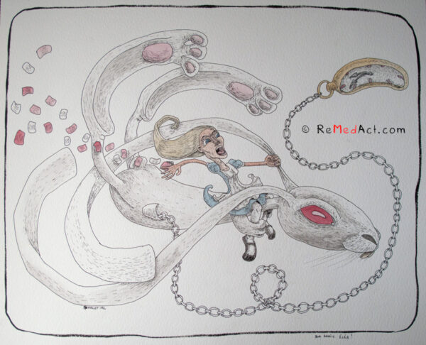 Alice et le lapin blanc